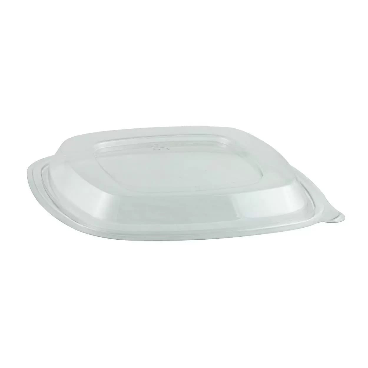 PET Lid - fits 32 oz Square PET Bowl - Image 1