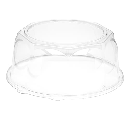 WNA CakePAK™ 11" x 5.25" Clear Panel PET High Cake Dome - Image 1