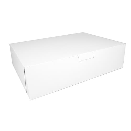 19" x 14" x 5" White Non-Window Bakery Box