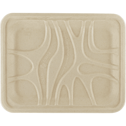 9.125 x 7.125 x .65” Tray PLA Lined - Image 1