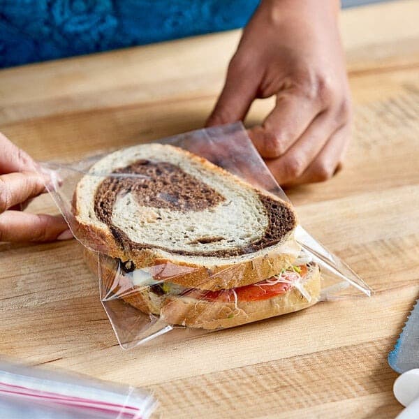 6" x 6" x 1" Clear Resealable PP Bag - Image 1