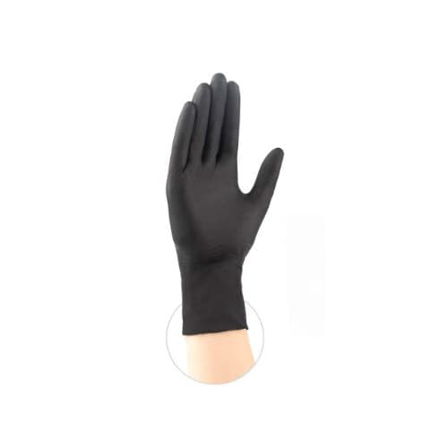 Emerald Black Nitrile Powder Free Exam Glove, Large