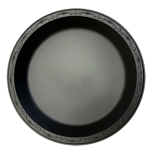 10" Round MFPP Plate, Black