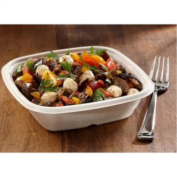 16 oz Square Fiber Bowl, Lined - Image 1