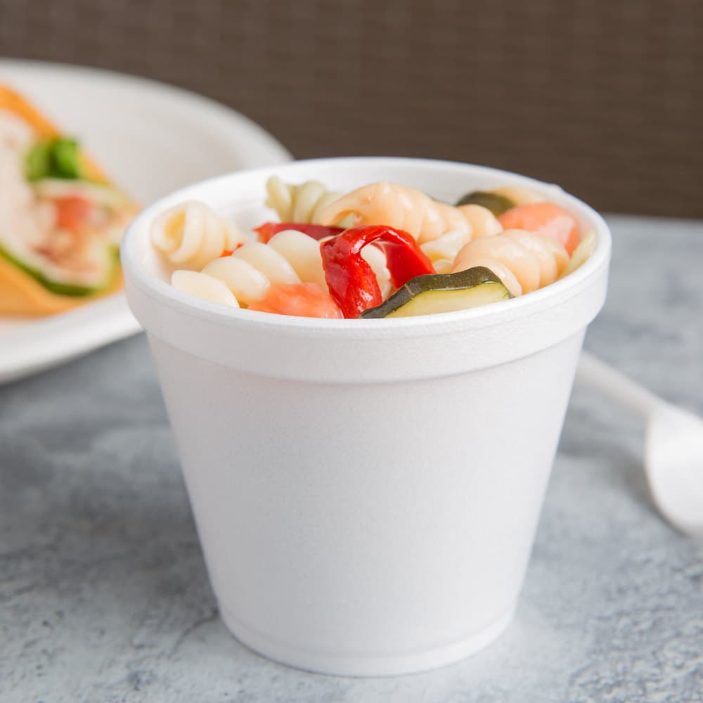J Cup® Insulated Foam Squat Food Container 8 oz - Image 1