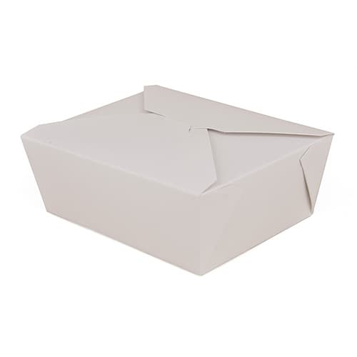 #8 Paper Folded Carton, White - Image 1