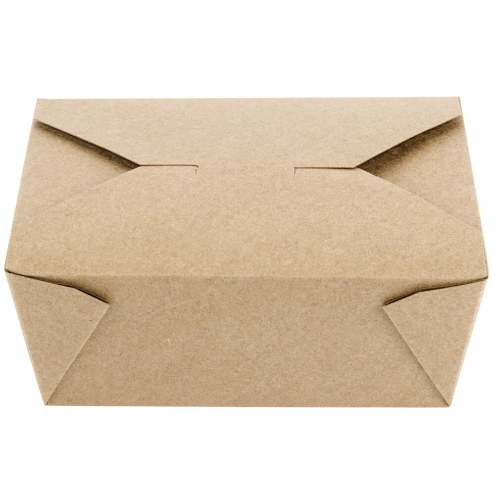 #8 Paper Folded Carton, Brown Kraft