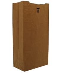 6 1/8" x 4 1/8" x 12 7/16" Kraft Paper Bag - Image 1