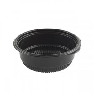 8 oz Round PP Bowl, Black - Image 1