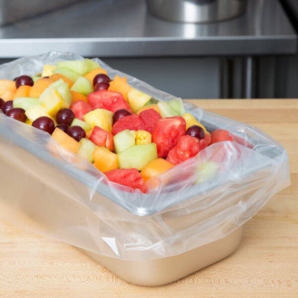 Elkay 19" x 10" 1 mil Poly-Nylon Pan Liner -- Third and Quarter Shallow, - Image 1