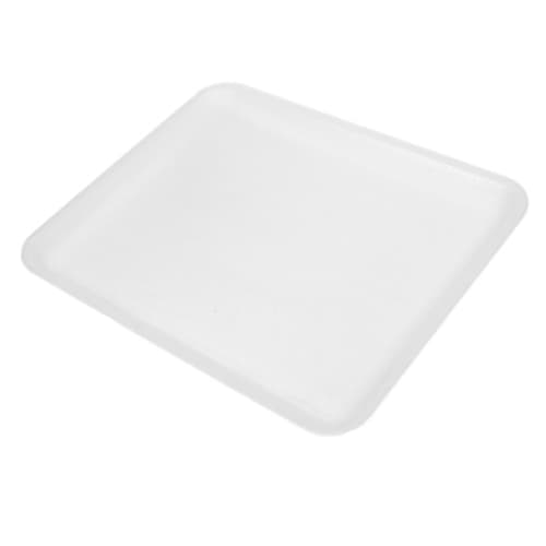 Dyne-A-Pak #12S White Foam Meat Tray 11" x 9" x 5/8" - Image 1
