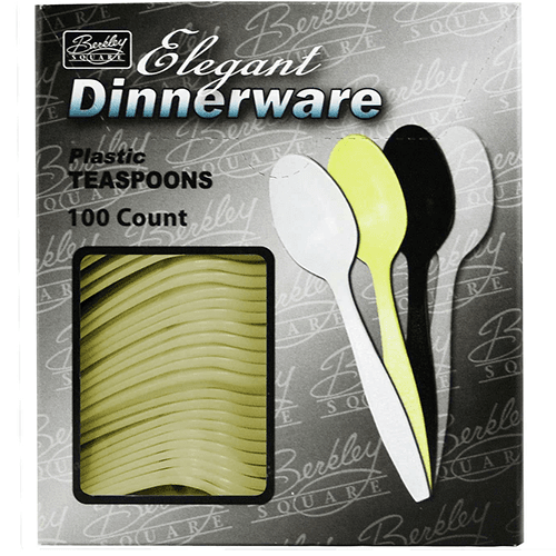 Berk Heavy Weight Almond Boxed Polystyrene Bulk Teaspoon - Image 1