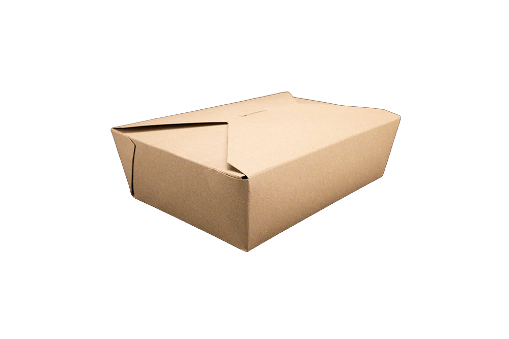 #3 Paper Folded Carton, Brown Kraft - Image 1