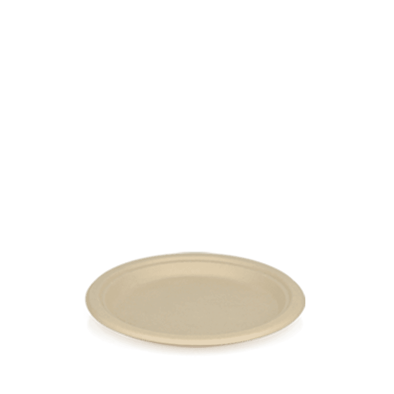 6" Round Fiber Plate