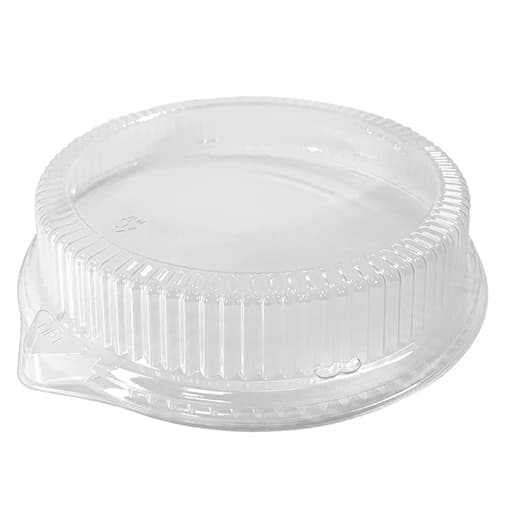 Ecopax 10" x 2" Clear PET Dome Lid For 10" Plates - Image 1