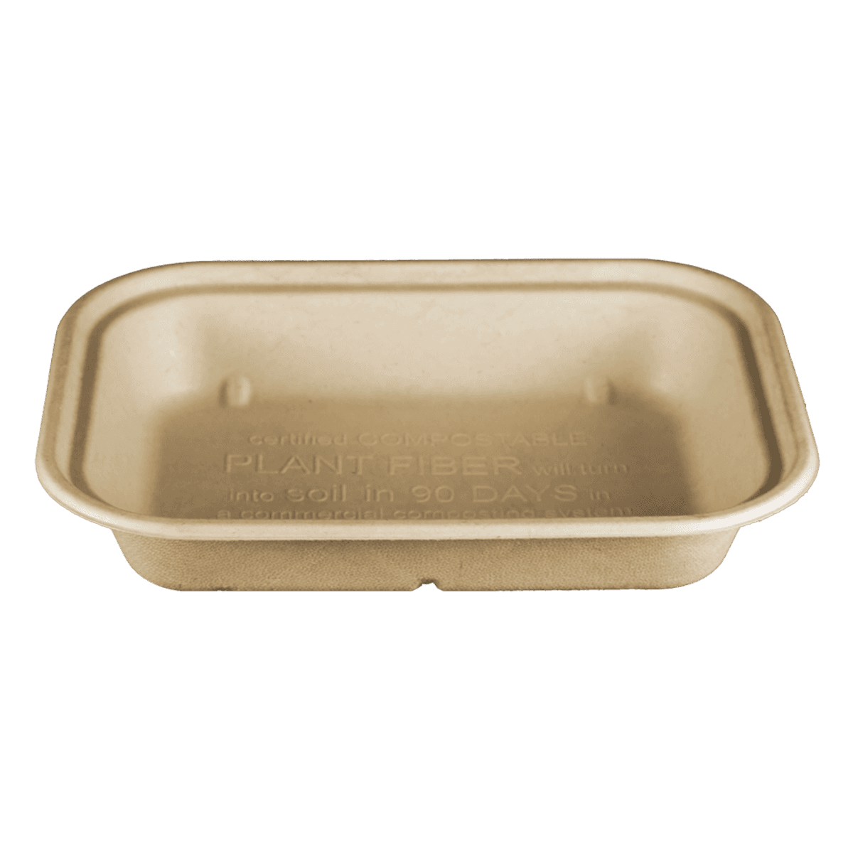 36 oz Fiber Food Container, 1-Compartment - Image 1