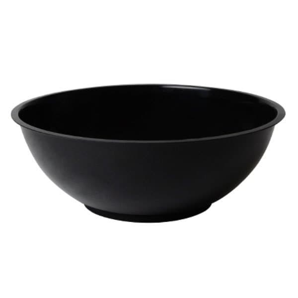 Fineline HPB16320PP.BK ReForm 320 oz. Black High Profile Plastic Catering Bowl - Image 1