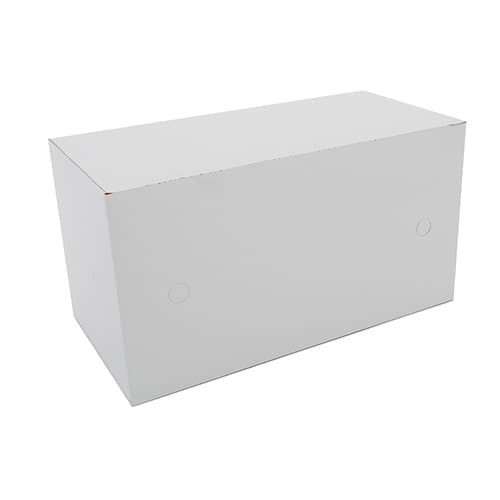 Southern Champion 10" x 5" x 5.375" White 5 Pound Meat Patty Box - Image 1