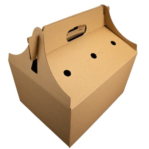 Southern Champion 13" x 10 5/8" x 7 5/8" Brown Barn Catering Box - Image 1