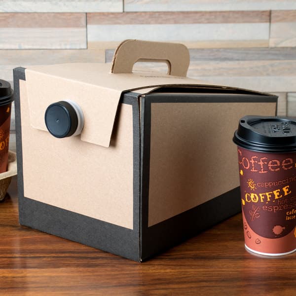 Sabert 6999 160 oz. Coffee Take Out Container - Image 1