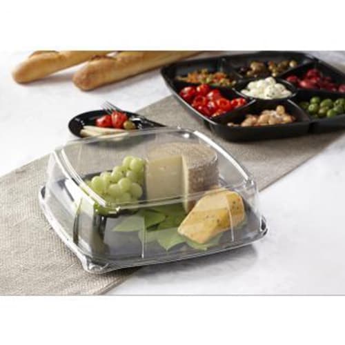 Dome PET Lid - fits 12" Square Polypro Platter - Image 1