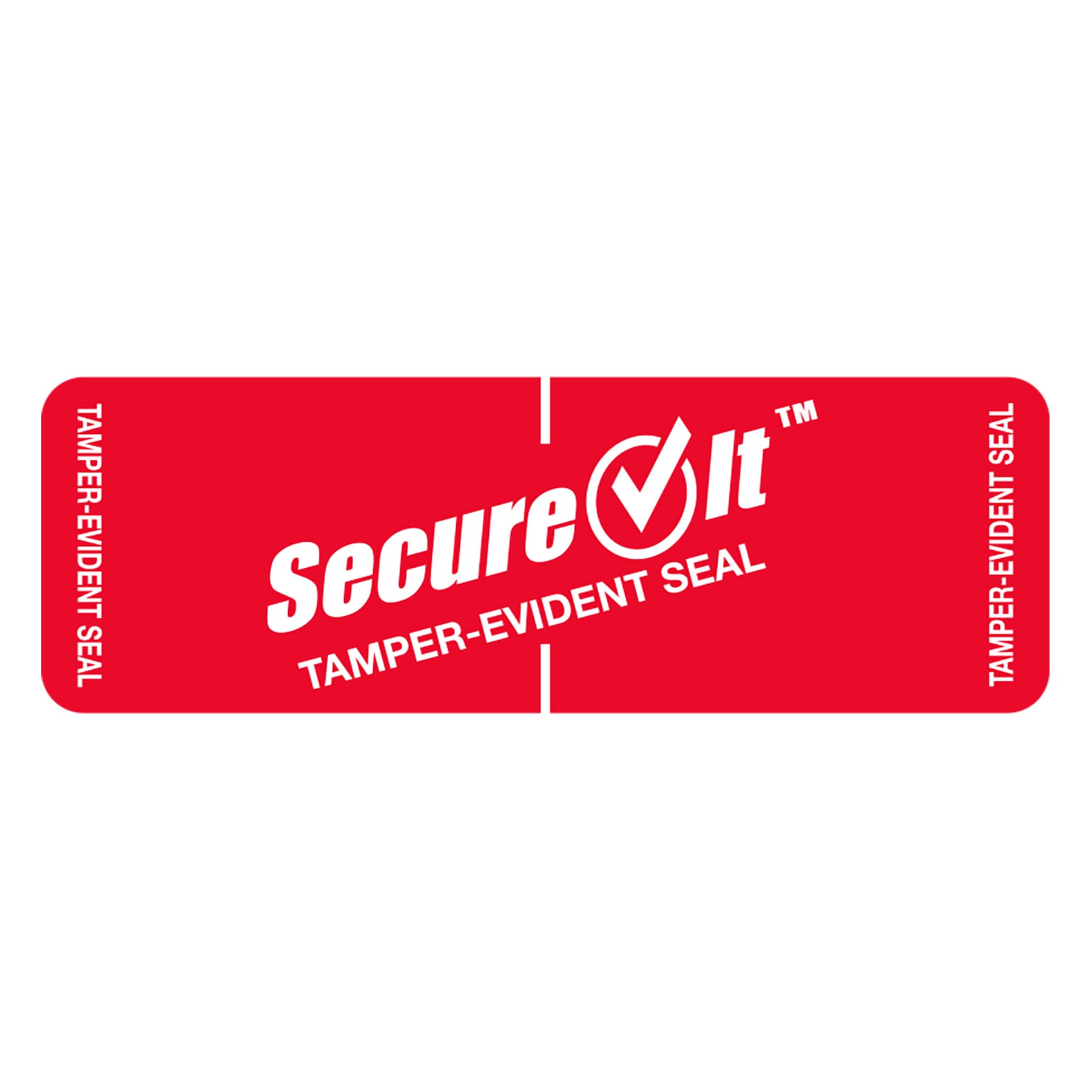 1″ × 3″ SecureIt™ Tamper Evident Labels 2 Rolls - 250/Roll - Image 1