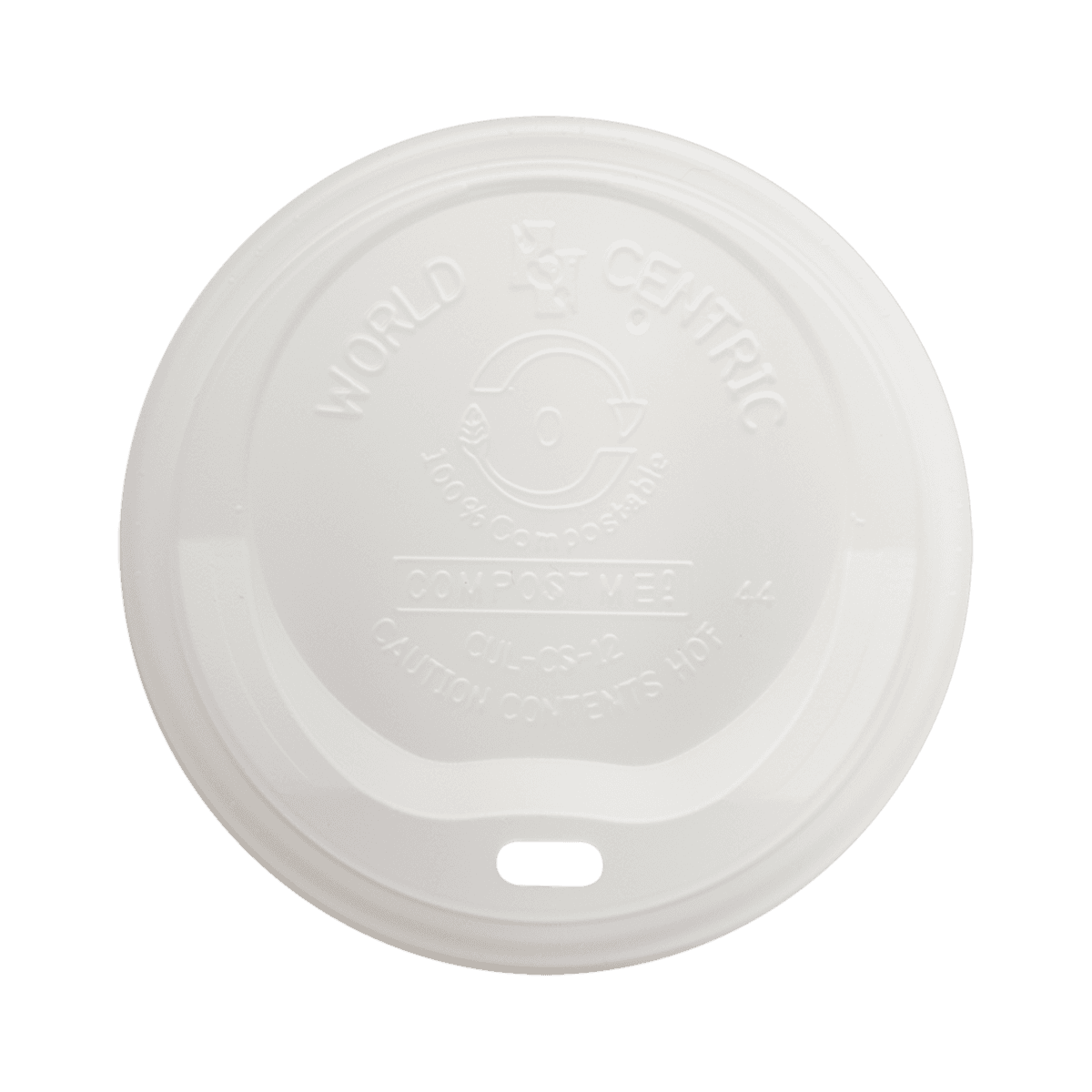 PLA Lid - fits 10-20 oz Paper Hot Cups - Image 1
