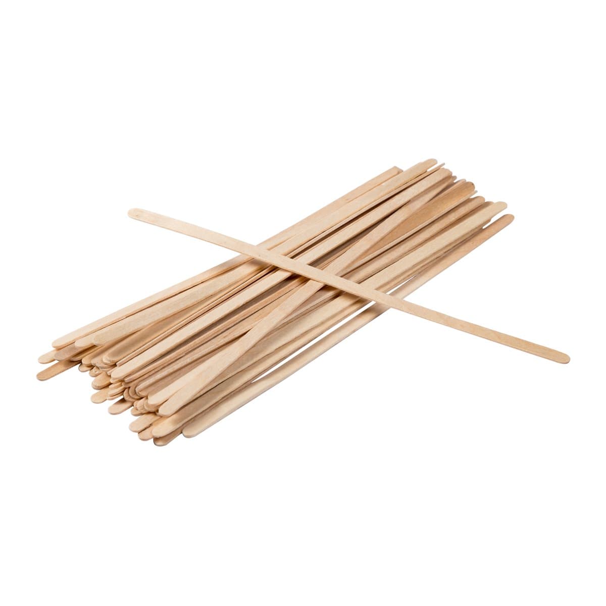 AmerCare Royal 7" Eco-Friendly Wood Coffee Stirrer - Image 1