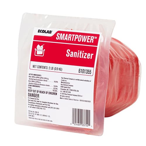 Ecolab Smartpower™ Solid 2 lbs. Quat Broad-Range Sanitizer