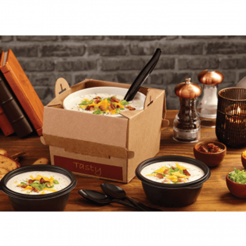 Sabert Kraft 128 oz. Soup-N-Serve™ - Stock Print - Image 1