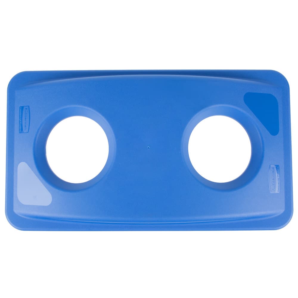 Rubbermaid FG269288BLUE Slim Jim Blue Recycling Container Bottle / Can Lid