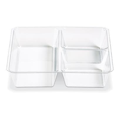 Placon Fresh ‘n Clear® GoCube® 3-Compartment Insert Tray - Image 1