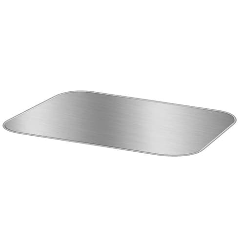 Board Foil Lid - fits 12" x 6" Rectangle Foil Food Container