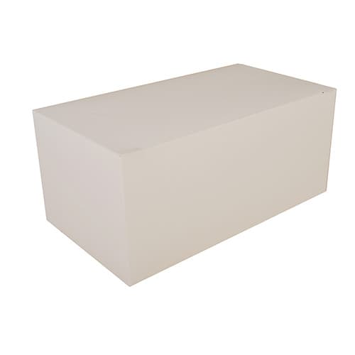 Southern Champion 9" x 5" x 4" White Take Out Dinner / Chicken Box with Tuck Top