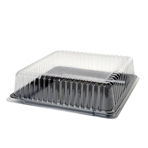 Fineline 18" x 18" x 3" Square PETE Catering Tray Dome Lid - Image 1