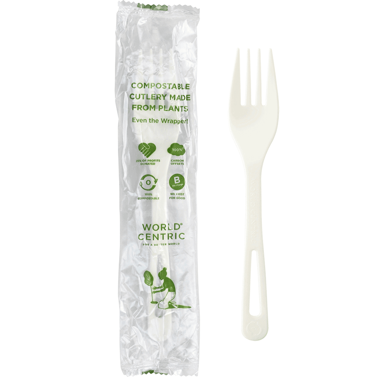 6.3" Individually Wrapped Fork - Image 1