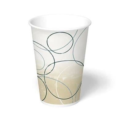 16 oz. Champagne Paper Cold Cup - Image 1