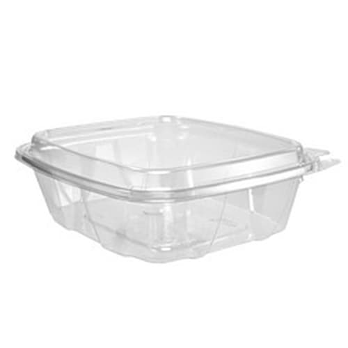 Dart CH24DED ClearPac Safe Seal 24 oz. Tamper-Resistant, Tamper-Evident Container with Dome Lid - Image 1