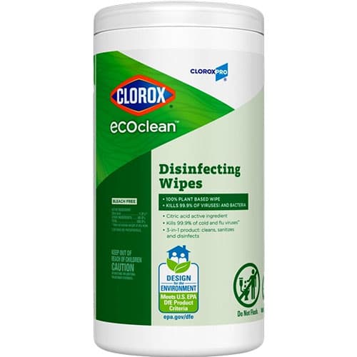 Clorox EcoClean™ Disinfecting Wipes (75 ct. Canister)