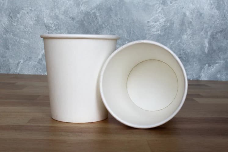 6 oz Paper Hot Cup, White - Image 1