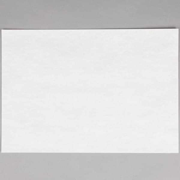 Gordon Paper 10" x 14" 40# White Steak Paper Sheets - 1000/Box - Image 1