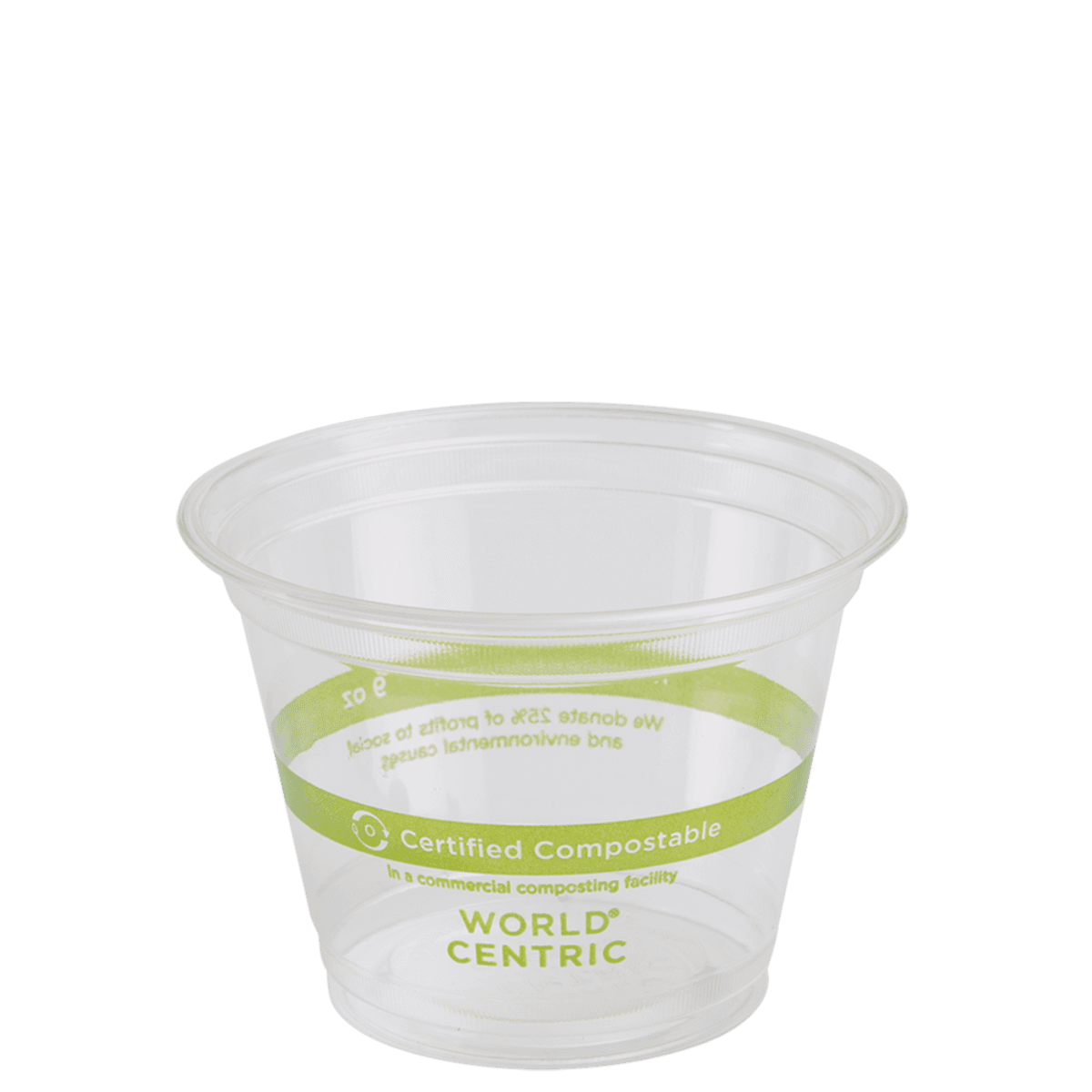 9 oz Cold Cup, Clear, Squat