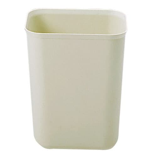 Rubbermaid FG254300BEIG 28 Qt. / 7 Gallon Beige Rectangular Fire Resistant Medical Wastebasket