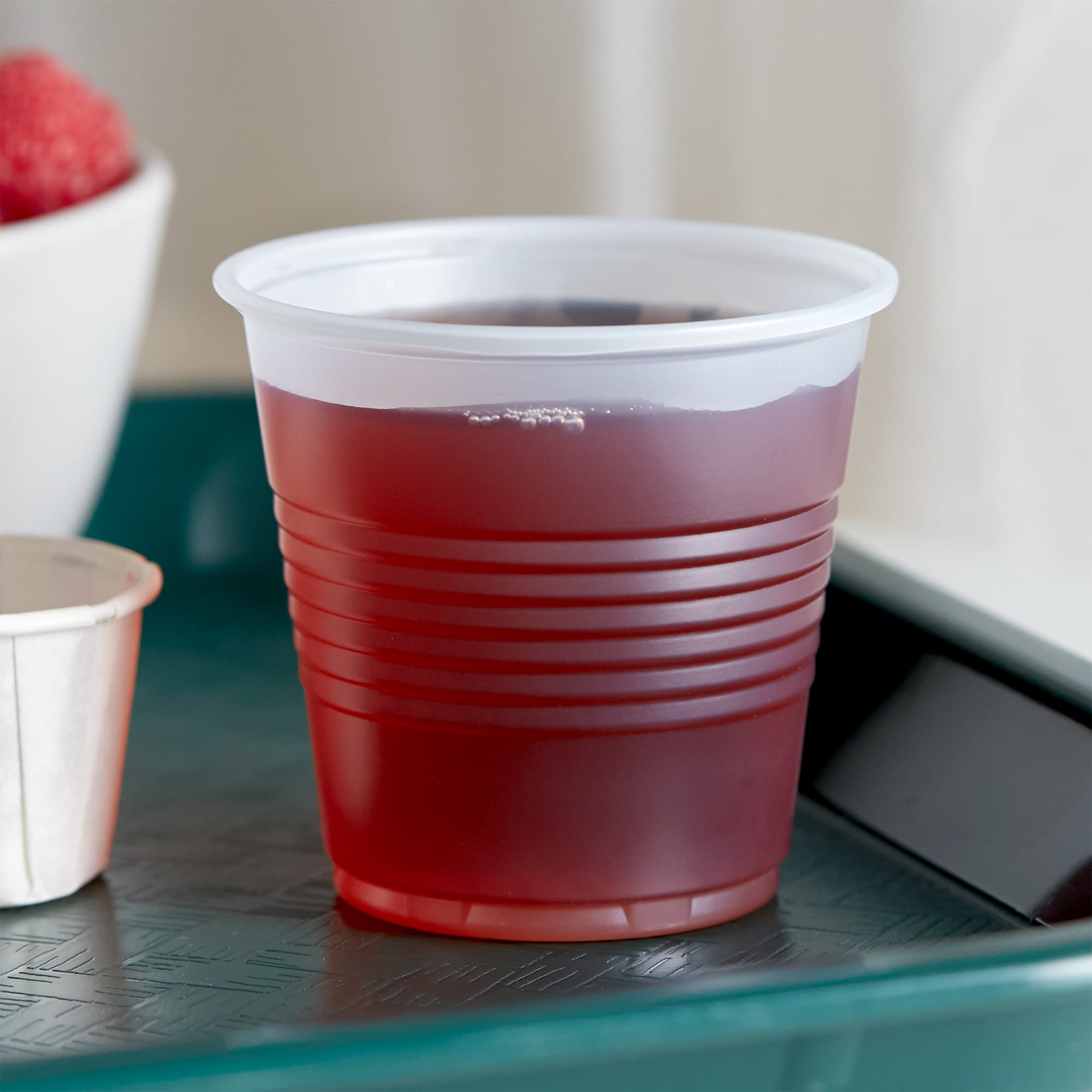 Dart Conex Galaxy Y35 3.5 oz. Translucent Plastic Cold Cup - Image 1
