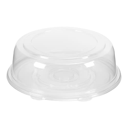 WNA CakePAK™ 11" x 3.5" Clear PET Cake Dome & Base - Image 1