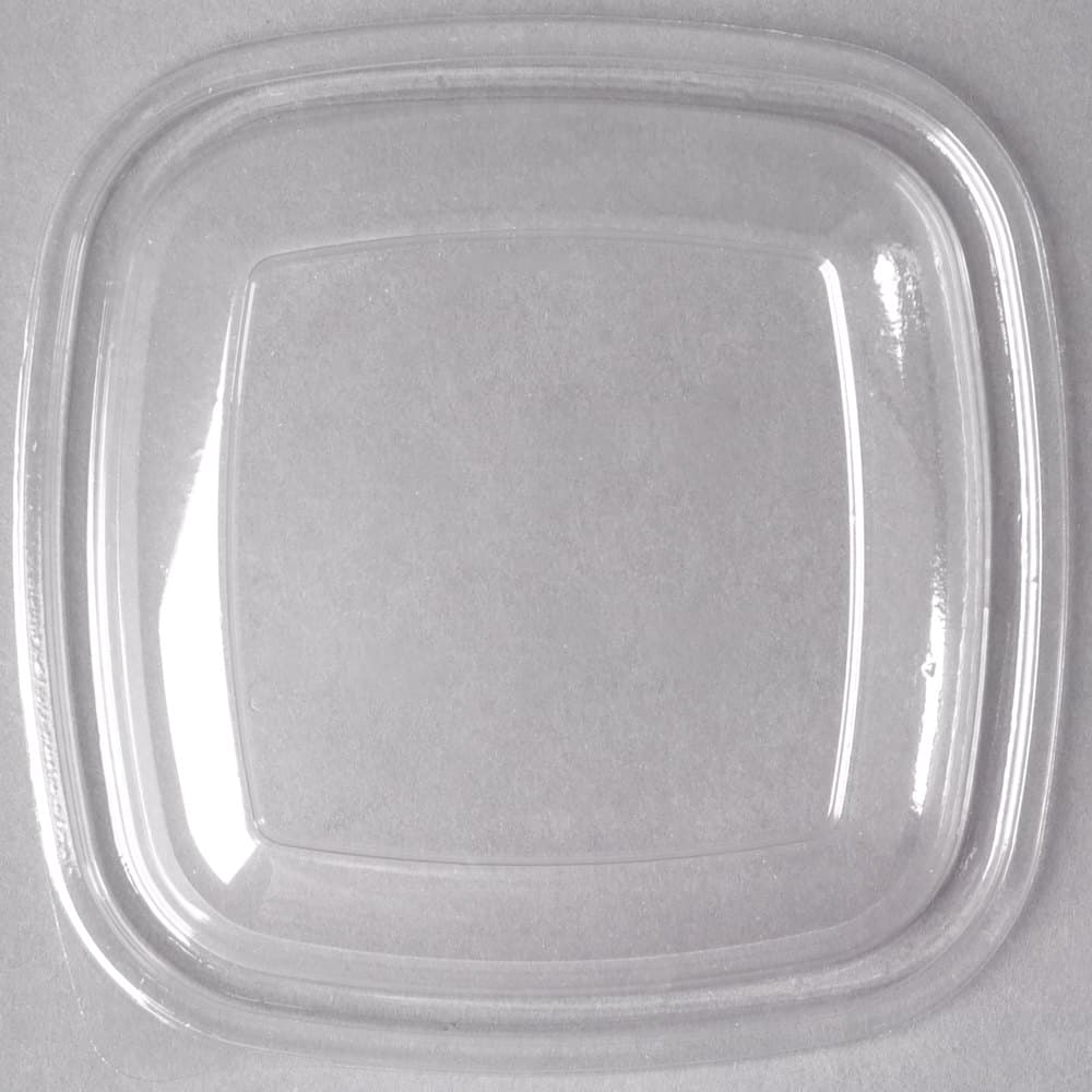Dome PET Lid - fits 24-48 oz Square PET Bowls - Image 1