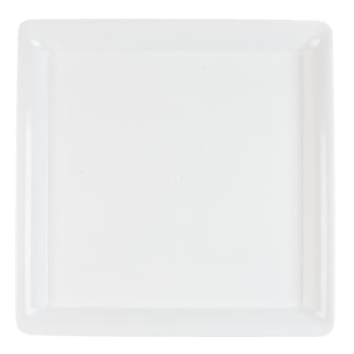 Fineline SQ5818PP.WH ReForm 18" White Polypropylene Square Tray - Image 1