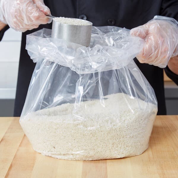TUF-R® 10" x 8" x 24" 2 mil X-Heavy Linear LDPE Gusset Bag - Image 1