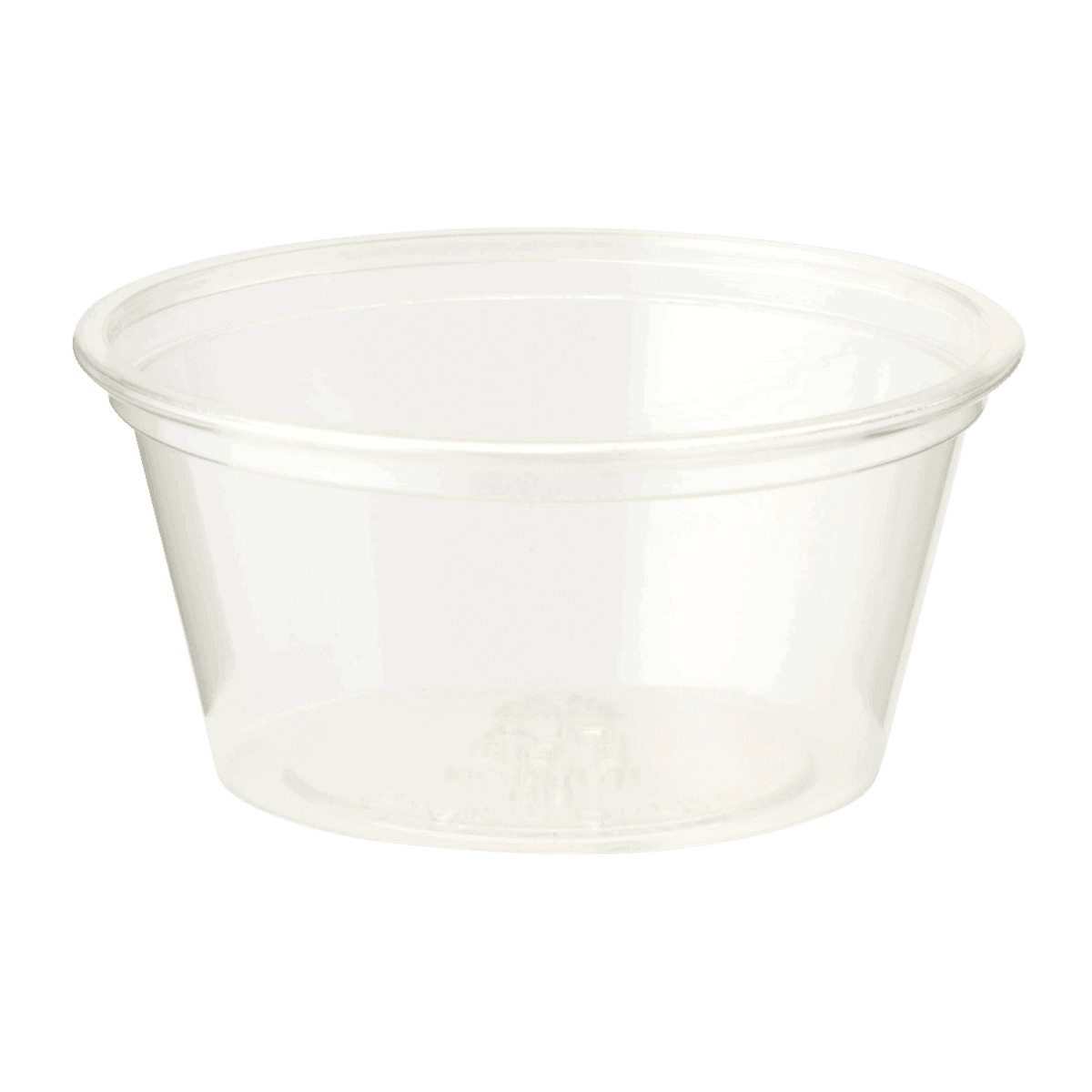 2 oz Clear Compostable Portion Cup