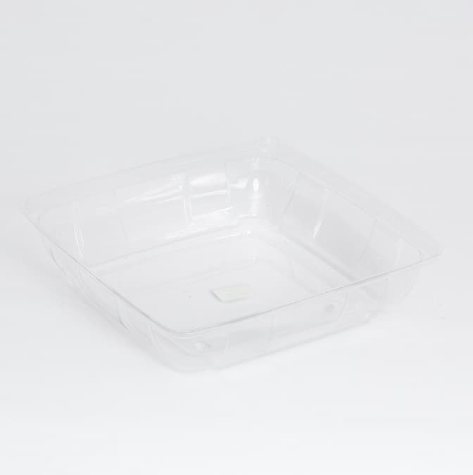 Dome PET Lid - fits 12" Square Fiber Platter - Image 1